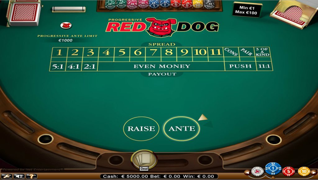 Luật chơi Red Dog cơ bản