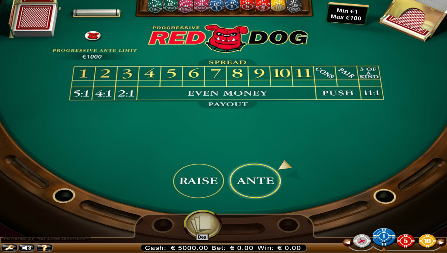 Luật chơi Red Dog cơ bản